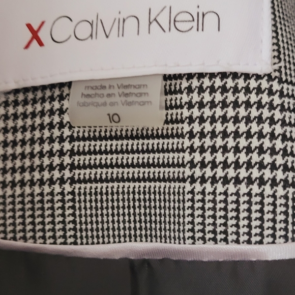 NWT Calvin Klein Womens M Suit Jacket Topper - Picture 5 of 6